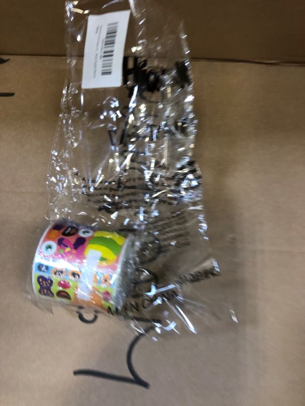 Photo 1 of Haooryx 300pcs Ice Cream Make A Face Scene Sticker Roll Make Your Own Ice Cream Sticker Decals Cartoon Mix and Match Sweets and Treats Party Stickers for Kids Summer Birthday DIY Art Crafts Supply