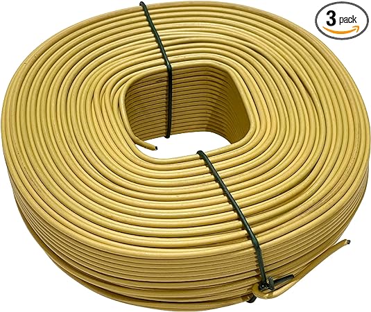 Photo 1 of 




Sandbaggy Rebar Tie Wire Reel 16 Gauge | Approx. 300 ft Length Roll | Rust-Proof PVC Coated Industrial Grade Steel | Great for Securing Rebar | Excellent Bend-Ability (Yellow PVC Coated, Pack of 3)

