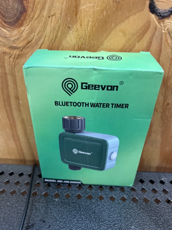 Photo 1 of Geevon Bluetooth Sprinkler Timer with Brass Inlet Metal Thread,Smart Hose Timer with APP,Bluetooth Irrigation Timer for Garden,Wireless Water Timer for Lawn,RV Water Tank Filling and Nozzle Sprayer 220020-New Water Timer