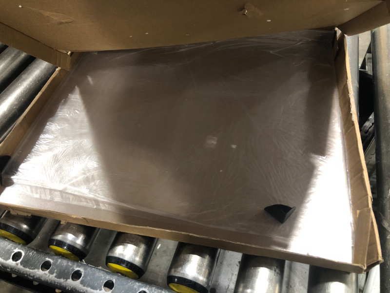 Photo 1 of Acrylic Cutting Board with counter lip, 18 x 16in Clear Cutting Board for Countertop with 5CM Lip Countertop Cutting Board Acrylic Cutting Board for Kitchen 18in×16in?