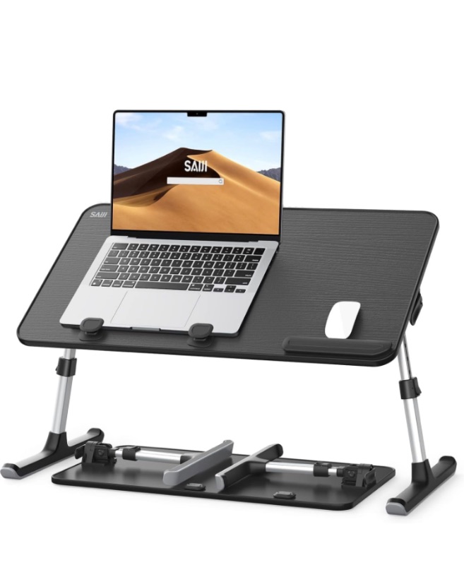 Photo 1 of Laptop Desk for Bed, SAIJI Height & Angle Adjustable Laptop Stand