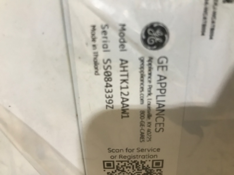 Photo 1 of 12,000 BTU 115-Volt Smart Window Air Conditioner for 550 sq ft Rooms with WiFi and Remote in White, ENERGY STAR