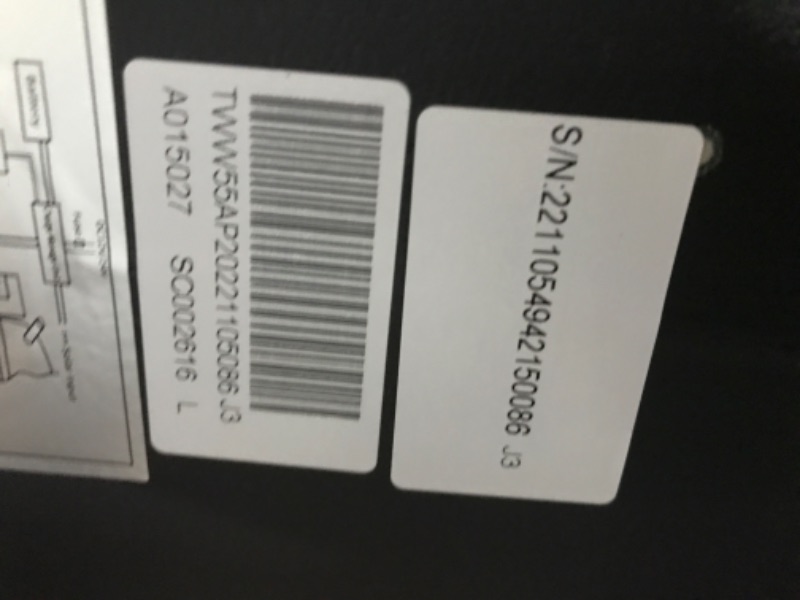 Photo 1 of 1.94 cu. ft. Dual Zone Car Fridge Electric Compressor Cooler with App Control and Wheels Outdoor Refrigerator in Black