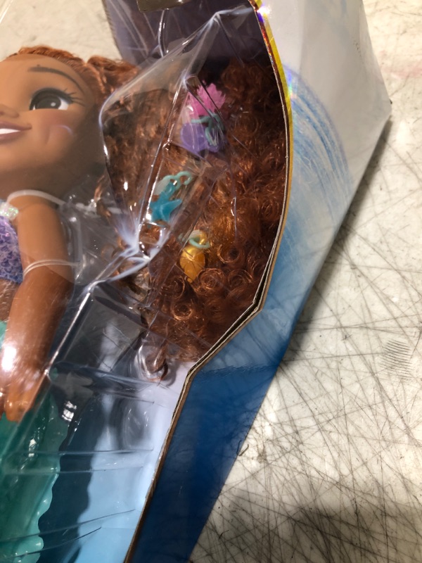Photo 3 of Disney The Little Mermaid Ariel Doll with Hair Charms! Feature Singing & Talking Doll, Accessories Activate Music & Magical Lights - Play in & Out of Water!