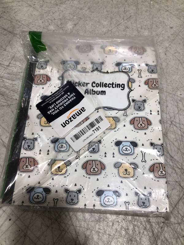 Photo 1 of Sticker Collecting Album: Blank Sticker Book for Collecting Stickers | Reusable Sticker Collection Album for Kids - Dogs Cover (Sticker Albums for Kids)