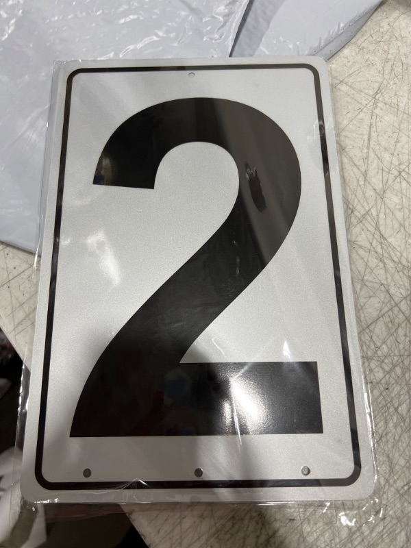 Photo 1 of #2 metal sign 