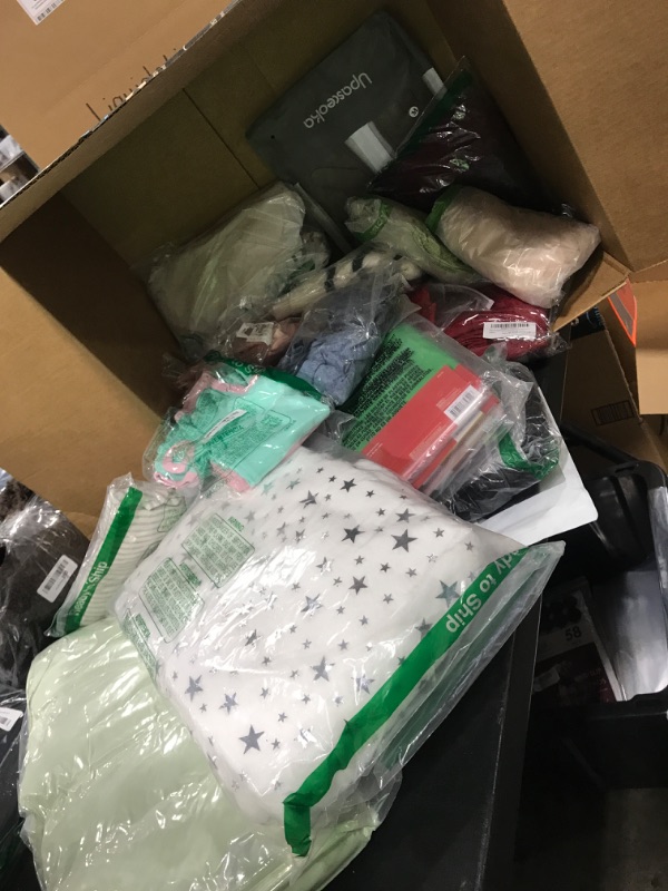 Photo 1 of Box lot------clothing items bundle various sizes 
