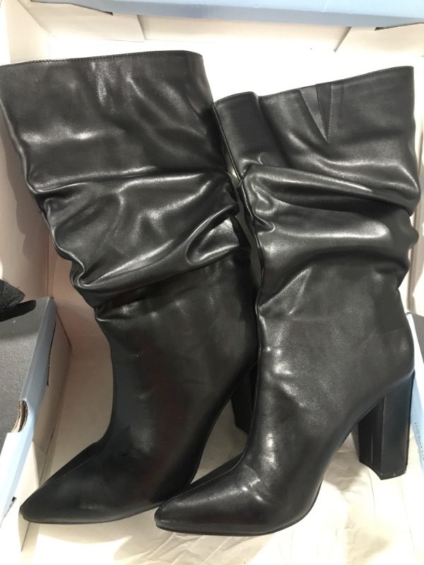 Photo 1 of Black Dress Boots Pointed Toe 9