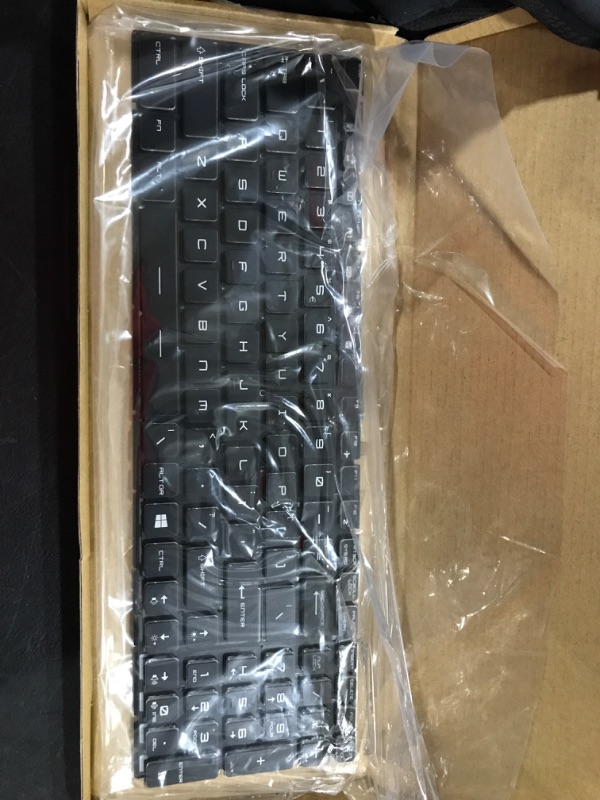 Photo 2 of Replacement Keyboard for MSI GS75 GE75 GF75 GE72 GP75 GT72 GE72VR GL75 GL72 GP62 GL72 GL65 GL62 GL62M GL63 GS63 GS63VR GE63 GE62 Series Laptop with Backlit US Layout