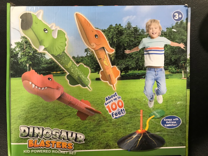 Photo 1 of Volcano Launcher Rocket Dinosaurs Game At Home And Backyard