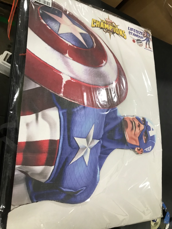 Photo 2 of Cardboard People Captain America Life Size Cardboard Cutout Standup - Marvel: Contest of Champions
