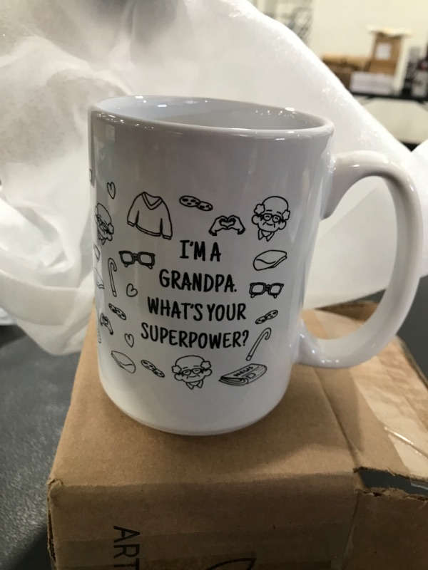 Photo 2 of I'm A Grandma. What's Your Superpower? - Grandmother Grams Memaw Abuela Nonna Oma Bubbe -15oz Double-Sided Coffee Tea Mug
