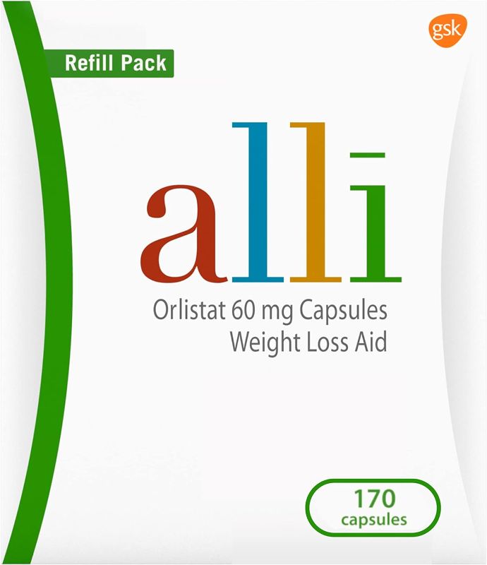Photo 1 of alli Diet Weight Loss Supplement Pills, Orlistat 60Mg Capsules, 170 Count
