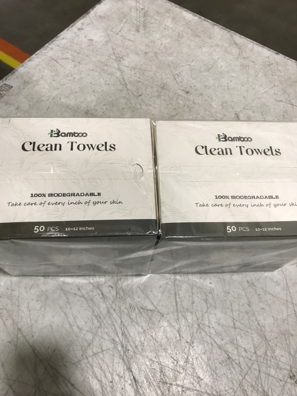 Photo 1 of Bamboo Clean Towels. 50pcs 10x12 inches.
