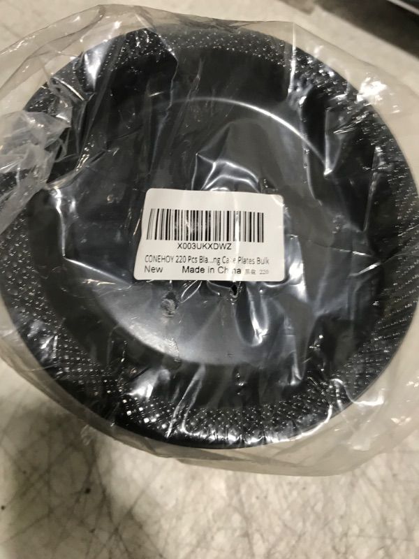 Photo 1 of 220pcs Black Cake Plates.