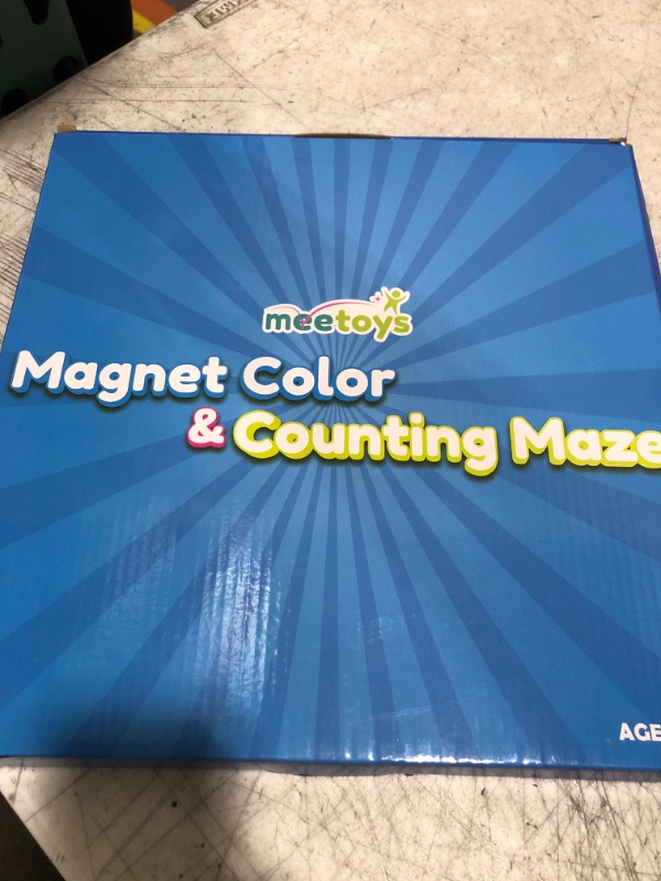Photo 2 of Magnetic Color & Number Maze, Montessori Counting Matching Toys, Wooden Magnet Puzzles Board Games for Toddler, Preschool Color Sorting, Fine Motor Skills Gifts for Kids Boys Girls 2 3 4 5 Years Old
