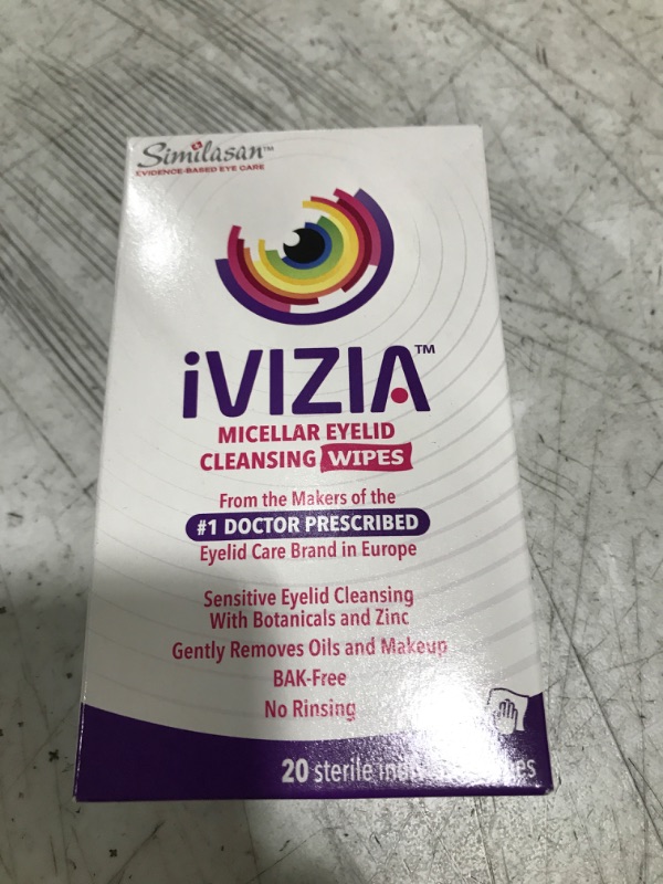 Ivizia Eyelid Cleansing Wipes For Sensitive Eyelid Cleansing 