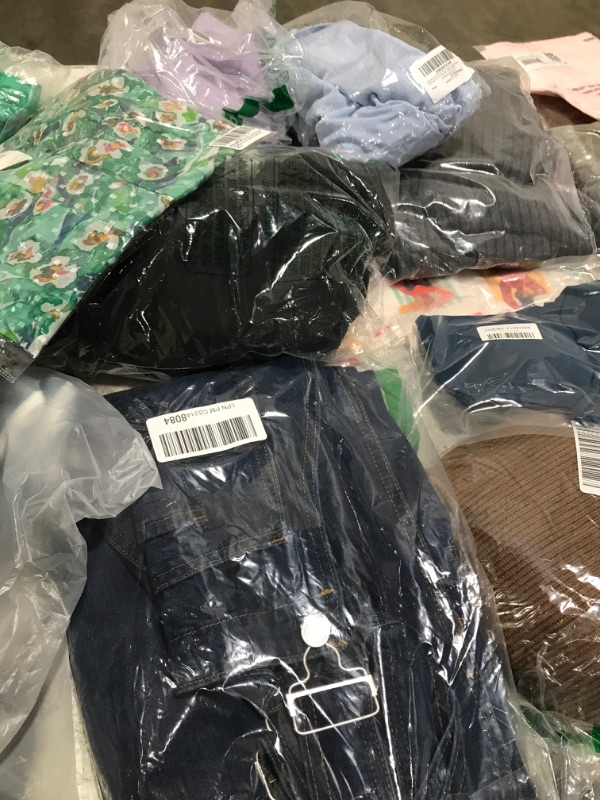 Photo 1 of BOX LOT OF MIXED CLOTHES!