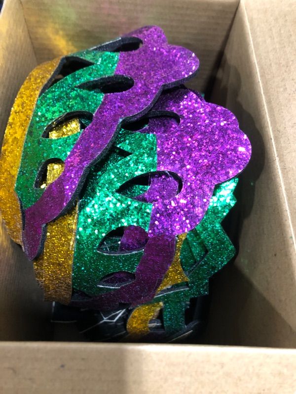 Photo 1 of 24pcs Madri gras Hats. 