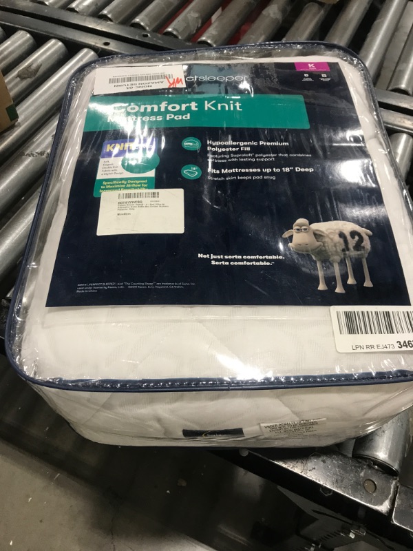 Photo 2 of  Comfort Knit Mattress Pad, king
