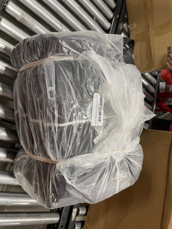 Photo 1 of Simply Cool 200 Pack Black Reusable Eco-Friendly Grocery Shopping Bags 15”x14”x6.6” Durable Environmentally Friendly Recyclable Shopping Bags Washable Foldable Portable Tote Bags 200 Pack - Black Reusable Bags Black