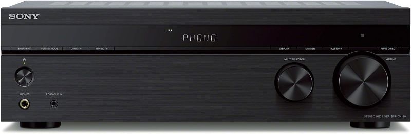 Photo 1 of Sony STRDH190 2-ch Home Stereo Receiver with Phono Inputs & Bluetooth Black
