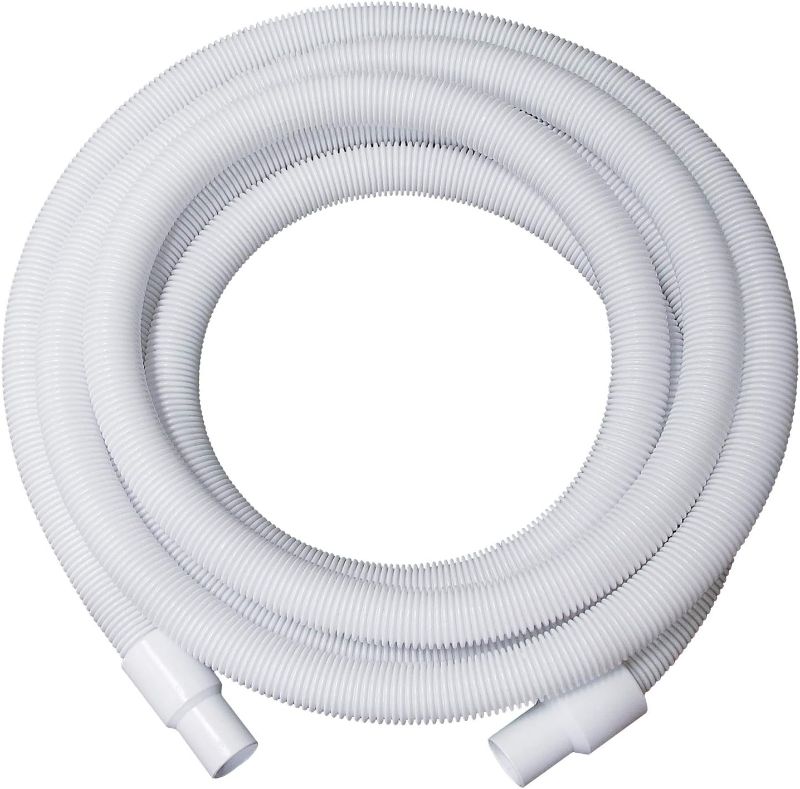 Photo 1 of Poolmaster 32227 Above-Ground Swimming Pool Vacuum Hose, 1-1/4-Inch x 27-Feet, Neutral
