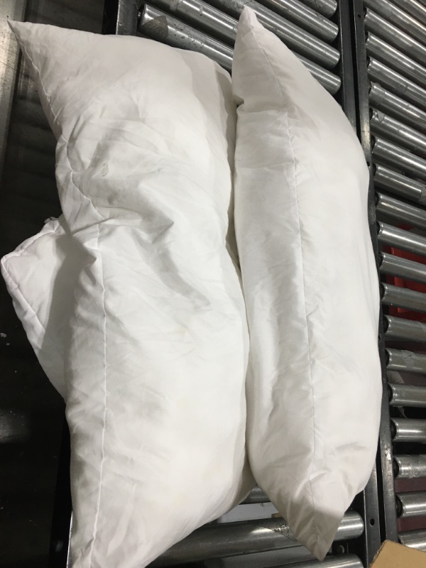 Photo 1 of 2 pack of white cooling pillows. 1 pillow case included