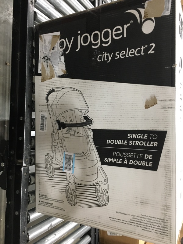 Photo 3 of Baby Jogger® City Select® 2 Single-to-Double Modular Stroller, Eco Collection, Lunar Black City Select 2 Stroller Tencel Lunar Black