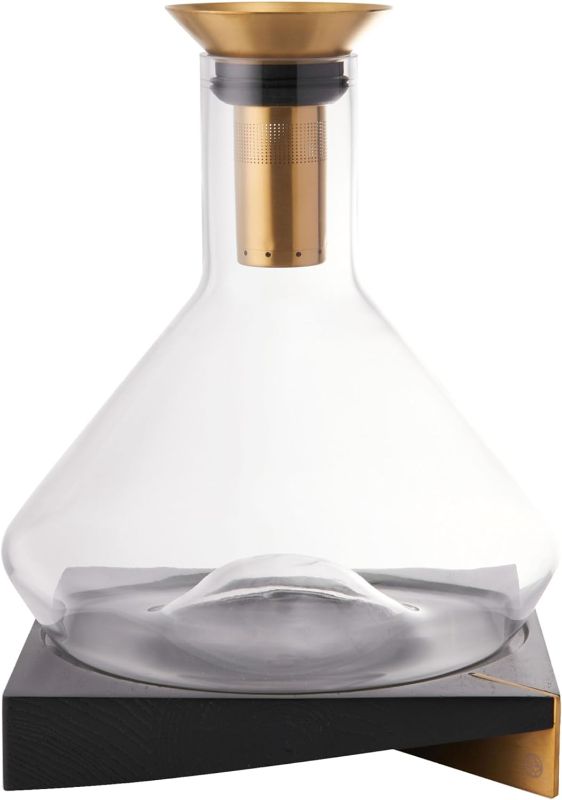 Photo 1 of RBT Wine Decanter with Sediment Strainer and Aerator, Enhance Flavor and Clarity
