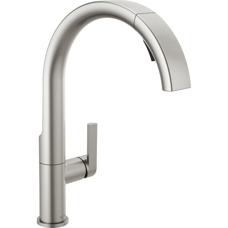 Photo 1 of Delta 19824Lf Keele 1.8 GPM Single Hole Pull Down Kitchen Faucet Magnatite and Touch-Clean
