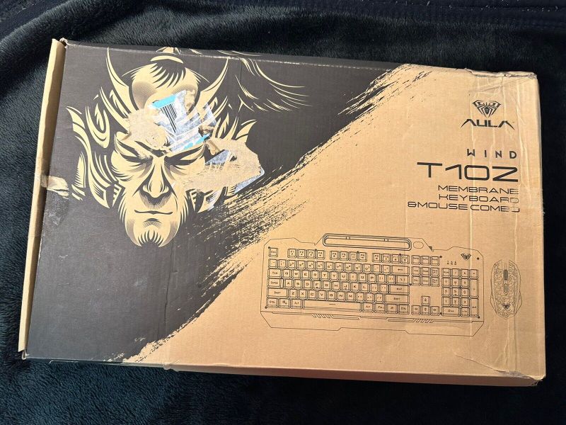 Photo 1 of Aula T10z Membrane Gaming Mechanical Keyboard & Mouse Combo for PC Window
