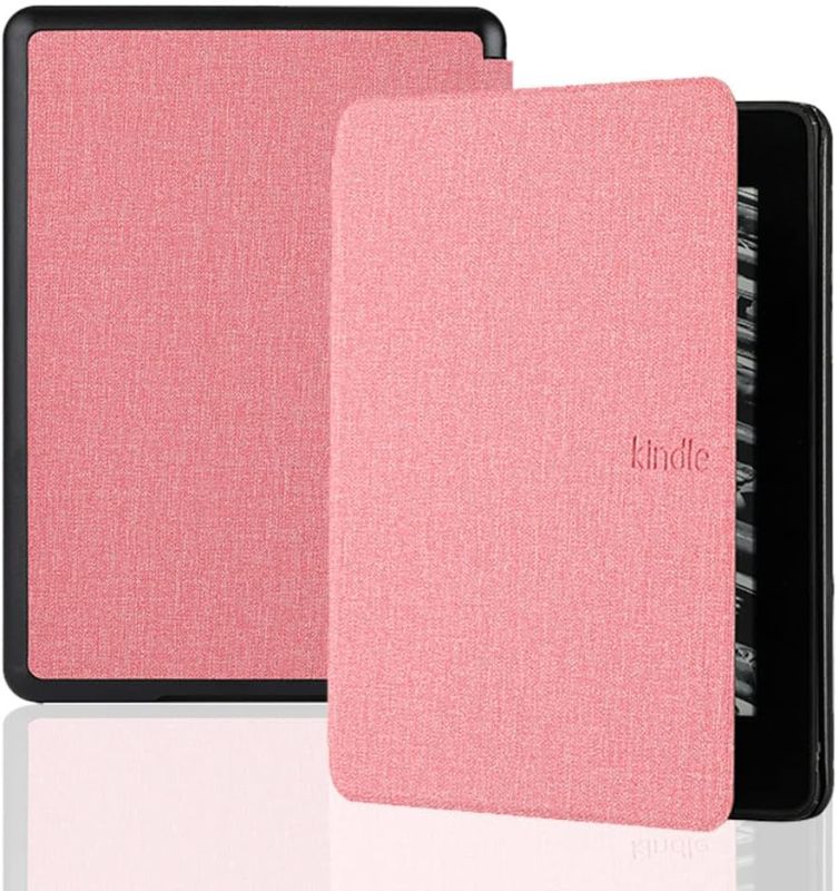 Photo 1 of JNSHZ Magnetic Smart Case for Amazon Kindle Paperwhite 5 11Th Generation 6.8 Inch Signature Edition Cover Sleeve, Pink
