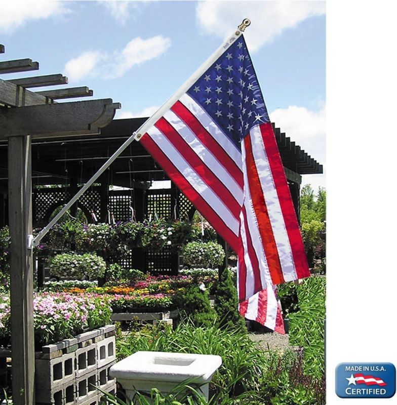 Photo 1 of  American Flag, 8x12 ft, White
