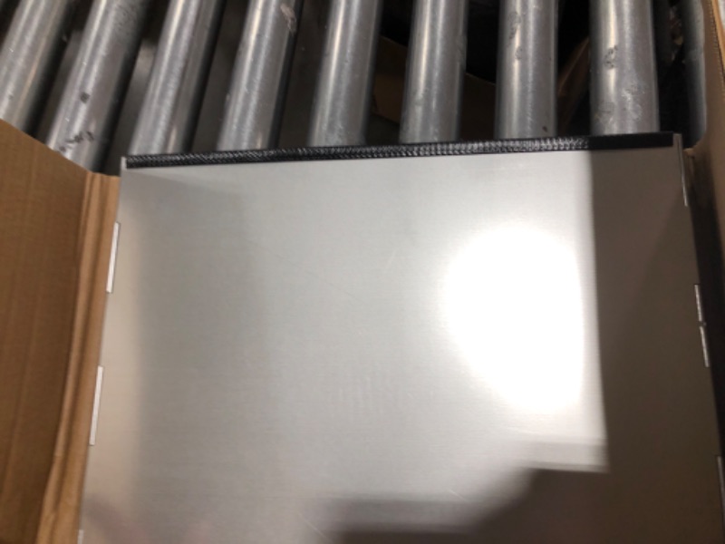 Photo 1 of KOBSAINF 4 Sided Splatter Guard,Foldable Stainless Steel Oil Splatter Screens for Frying,Oil Splash Insulation Board,Nonstick Oil Splatter Guard Stove Heat Insulation Board for Cooking Large Size