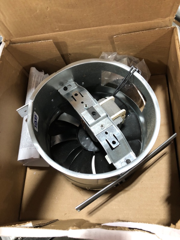 Photo 2 of Broan-NuTone 505 Exhaust Fan, White Vertical Discharge Ceiling Ventilation Fan, 8.5 Sones, 200 CFM, 8"