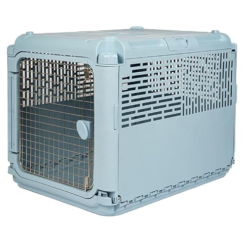 Photo 1 of SPORT PET Plastic Kennels Wire Door Travel Dog Crate Collapsible Kennel
