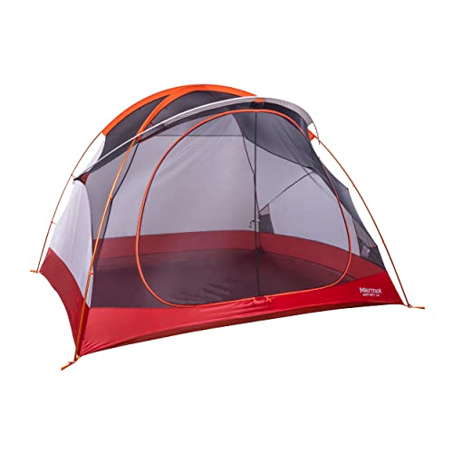 Photo 1 of Marmot Midpines 6 People Tent | Weather-resistant Durability, Red Sun/Picante
