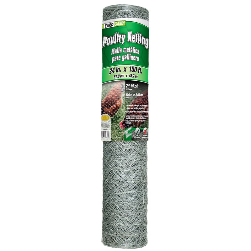 Photo 1 of 24in. X 150 2in. Mesh Hexagonal Poultry Netting 308494B- pack of 2 
