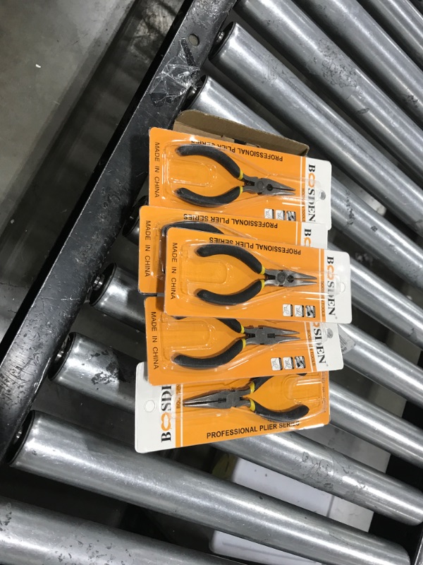 Photo 1 of BOOSDEN 5 inch Small Needle Nose Pliers Set, 5 Pack,Small Pliers Set, Mini Precision Pliers Set,Mini Long Nose Pliers with Wire Cutter for Jewelry Making and DIY 5" -5 Pack
