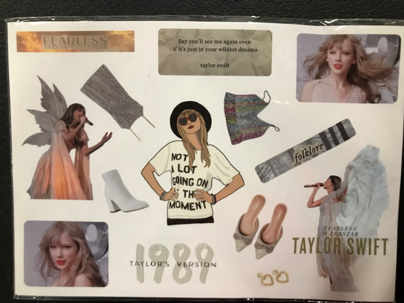 Photo 1 of Taylor Stickers (100 PCS), Singer Swift Music Stickers Decal
