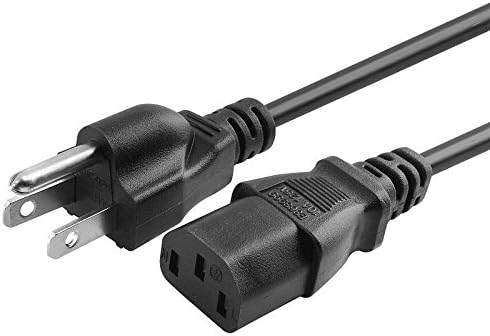 Photo 1 of Generic Brand for 6 Ft 3-Prong Trapezoid Computer Power Cord Universal PC Cable Standard Wire 6 Ft