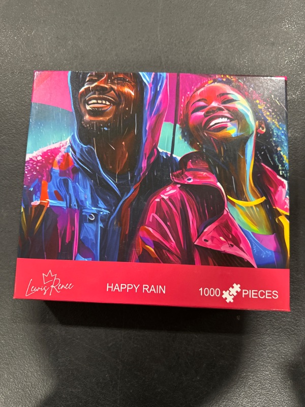 Photo 1 of 1000 pcs puzzle. HAPPY RAIN