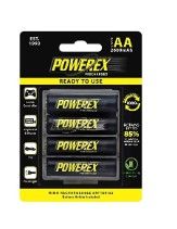 Photo 1 of Powerex Precharged Rechargeable AA NiMH Batteries (1.2V, 2600mAh) - 4-Pack (MHRAAP4)