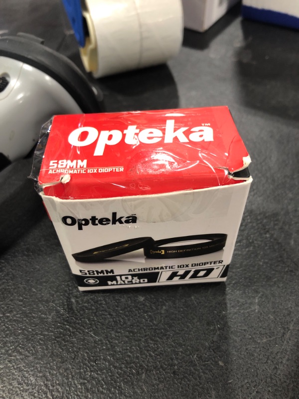 Photo 2 of Opteka Achromatic 10x Diopter Macro Lens for for Pentax K-S2, K-S1, K-1, K-500, K-70, K-50, K-30, K5 IIs, K-7, K-5, K-3, K-2, K-X, K20D, K100D Digital SLR Cameras (Fits 52mm and 58mm Threaded Lenses) Pentax Retail
