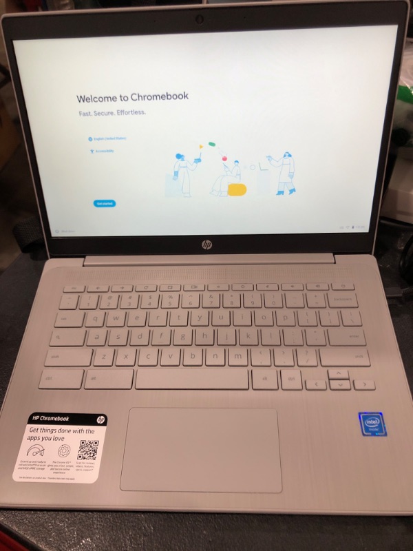 Photo 8 of HP 2023 Newest Chromebook Laptop, 14 Inch Display, Intel Celeron N4120 Processor, 4GB RAM, 64GB eMMC, Intel UHD Graphics 600, WiFi, Bluetooth, Chrome OS, Modern Gray 4GB RAM | 64GB eMMC