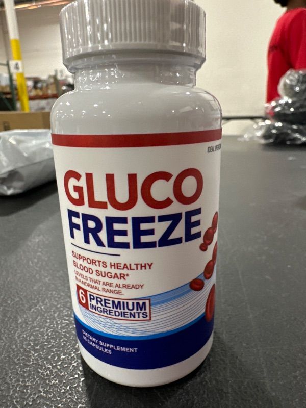 Photo 1 of Glucofreeze - Gluco Freeze Single Bottle  60 COUNT EXP 7/2025