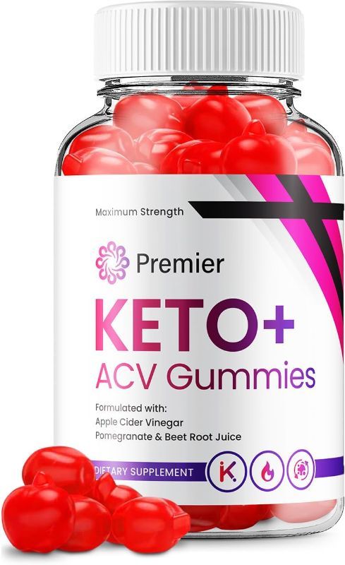 Photo 1 of Premier Keto ACV Gummies - Advanced Formula Premiere Keto Plus ACV Gummies Apple Cider Vinegar Premier ACV Dietary Supplement Reviews Men Women (60 Gummies) EXP 7/2025