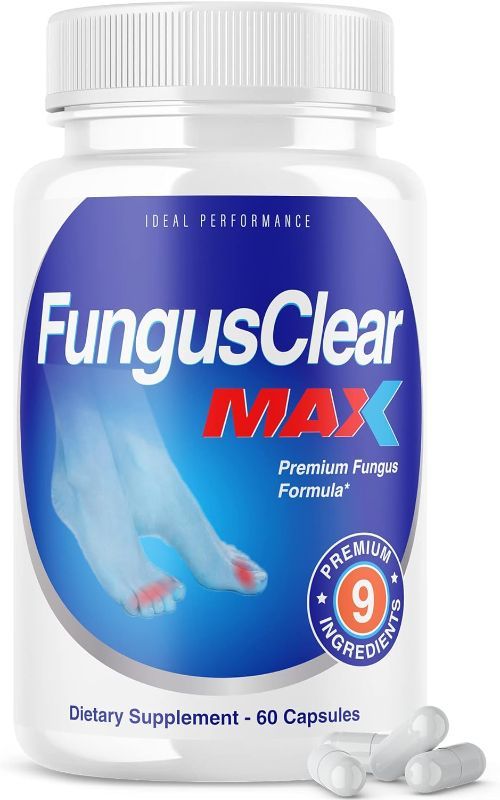 Photo 1 of IDEAL PERFORMANCE Fungus Clear Max Toenail Pills (60 Capsules) EXP 8/2025