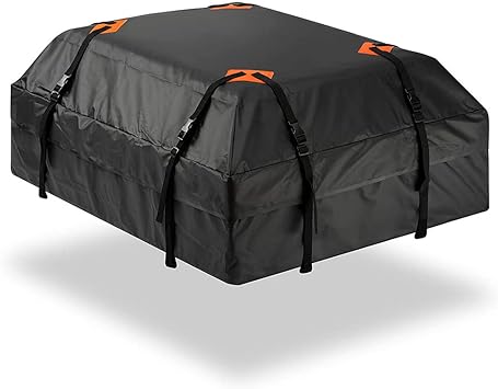 Photo 1 of 600D Car Roof Bag Waterproof Oxford Cloth Outdoor Car Roof Bag Sunproof Storage Bag Travel Large Capacity Luggage Bag

